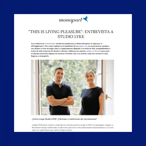 Entrevista Studiolyke por Monapart Alicante