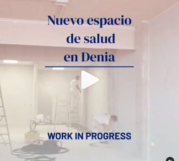 Nuevo espacio de salud en Dènia – Avance de obra
