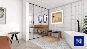 STUDIOLYKE - Propuesta Padre Mariana Monapart - baño en suite