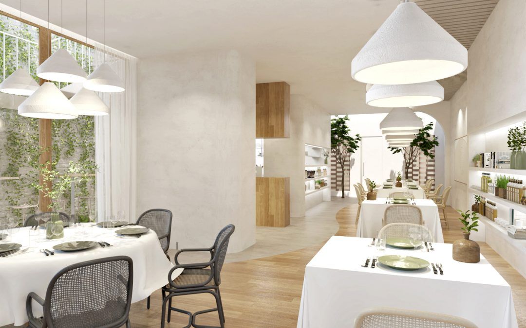 A fuego lento… Diseño de restaurante en Alicante (3D)