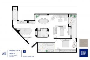 Propuesta de reforma de vivienda en Alicante