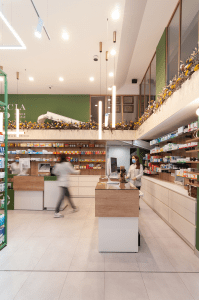 Diseño de zona de consejo farmacéutico
