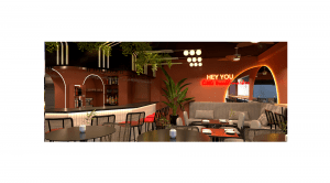 Diseño 3D cocktail NOVA Bar Benidorm Alicante STUDIOLYKE interioristas
