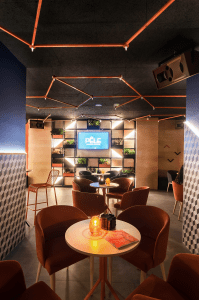 Pub Pêle - Diseño zona barra cocktails y baile